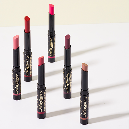 Labial semi matte de larga duración