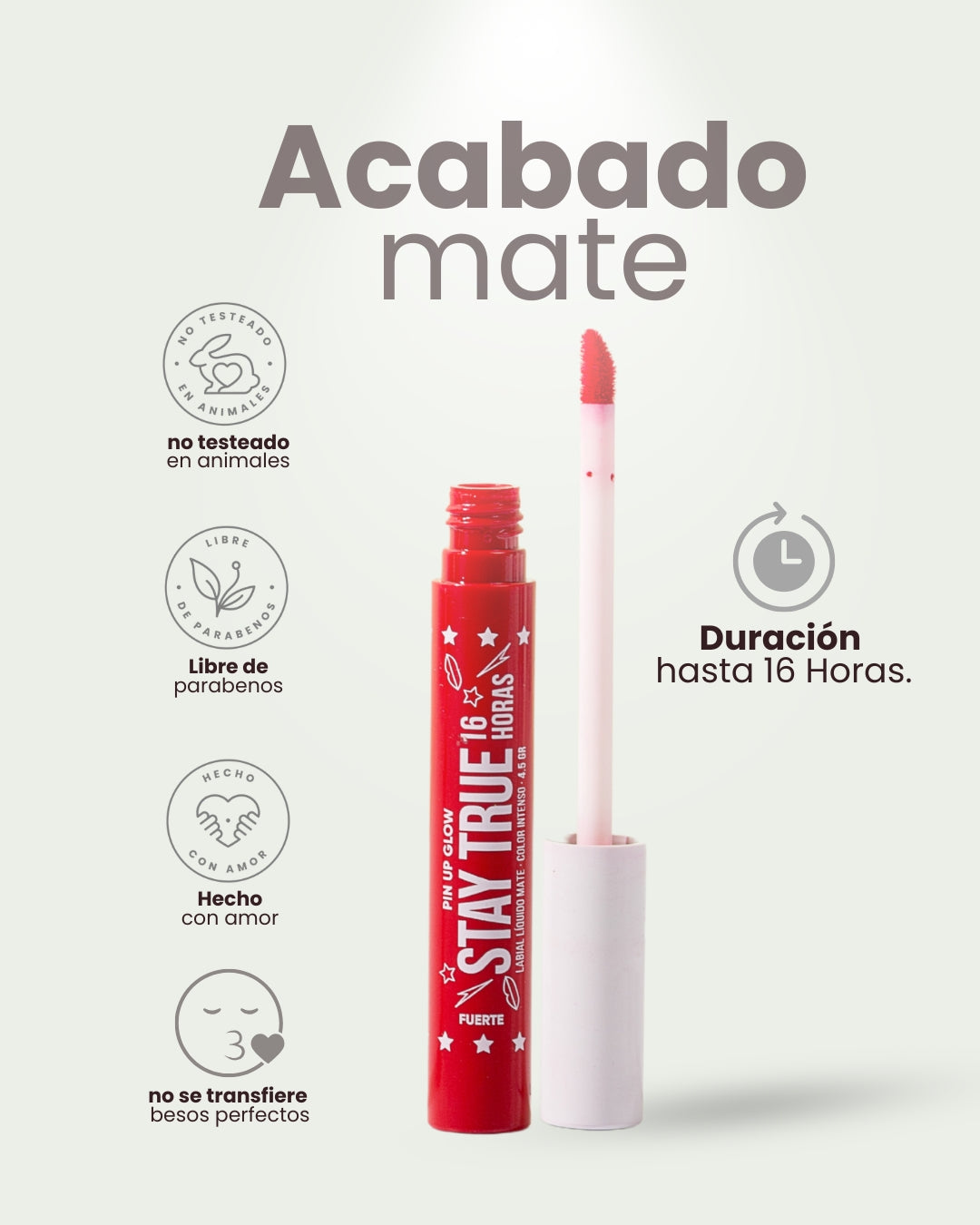Labial Líquido larga duración 16 H