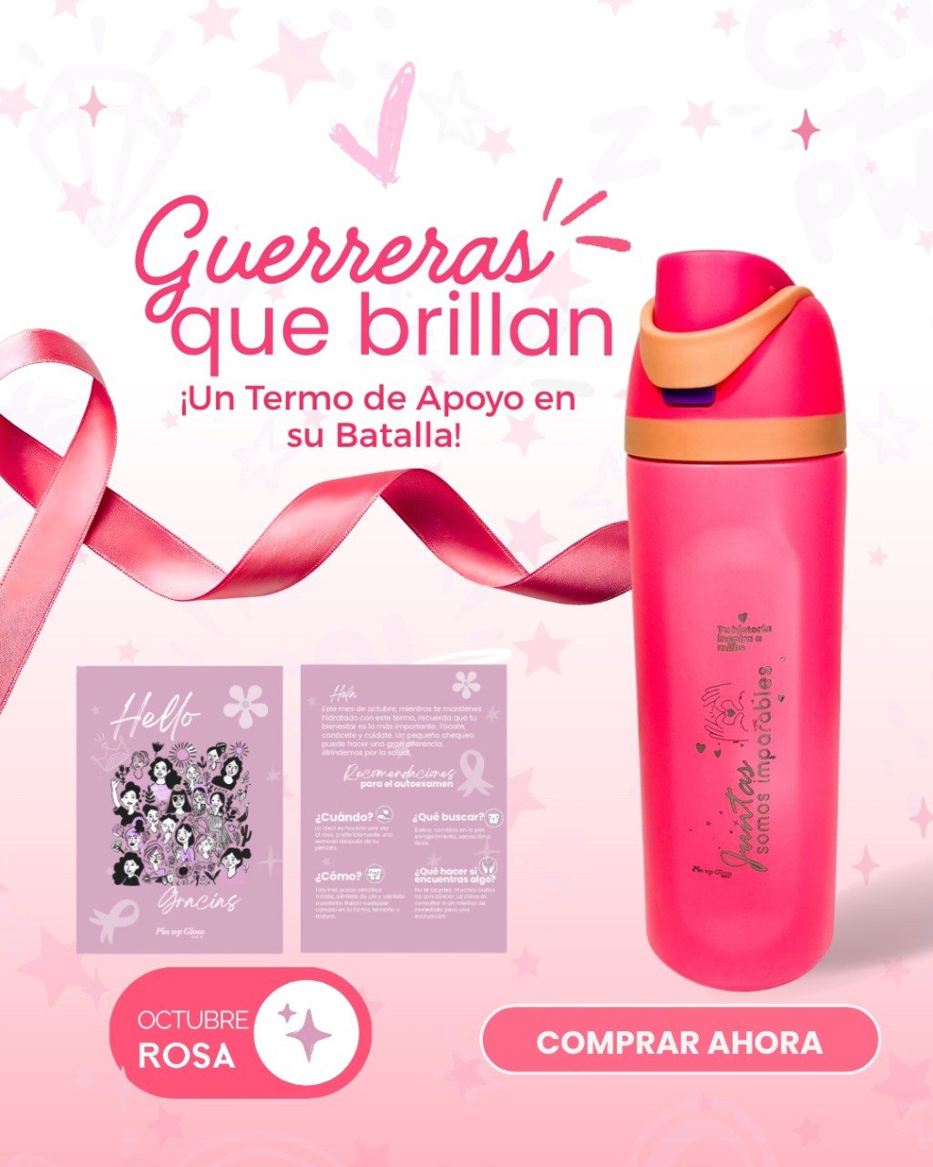 Termo guerreras que brillan