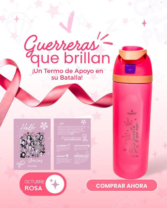 Termo guerreras que brillan