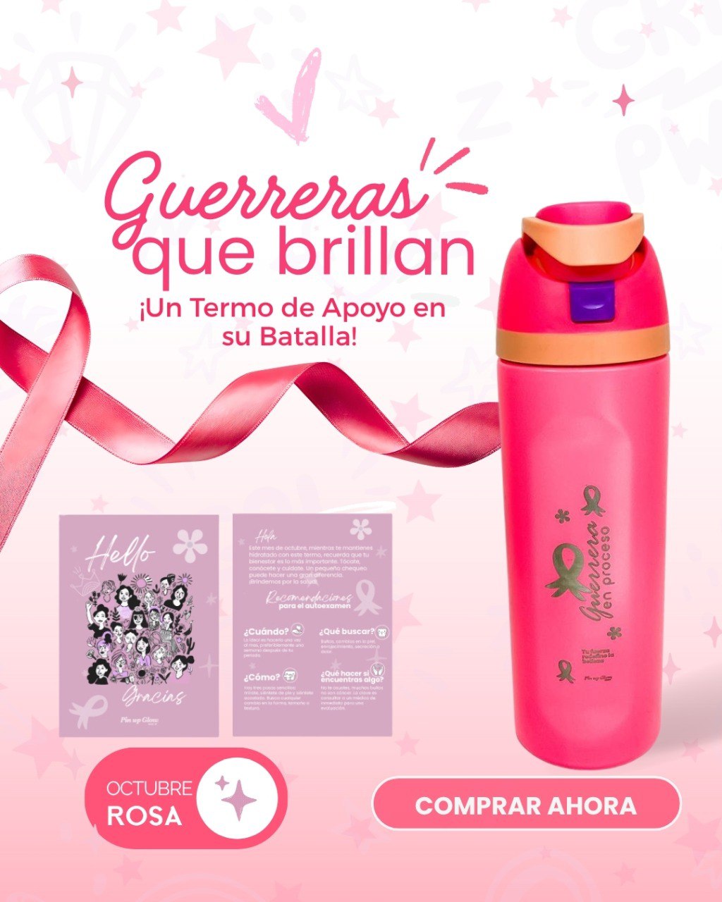 Termo guerreras que brillan